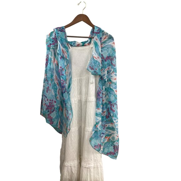 Modaposa Printed Pareo Scarf Sarong In Mosaic - Picture 2 of 4